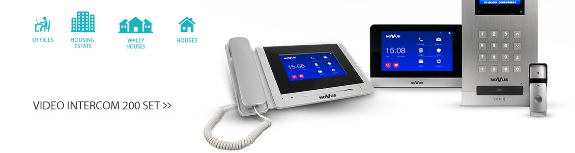Nowe wideodomofony serii NVE, Video intercom 200 Nowe wideodomofony serii NVE, Video intercom 200